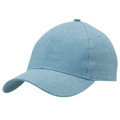 Adults Plain 6 Panels Hemp Cap- 4383  | Blue