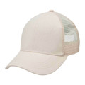 Adults Plain Hemp Trucker Cap - 4393 | Natural.Natural