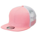 Youth Snapback Trucker Cap - 4391 | Light Pink.White