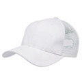 Adults Premium Cotton Trucker Cap | White.White