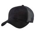 Adults Unisex Premium Cotton Trucker Cap - 8003 | Black.Charcoal