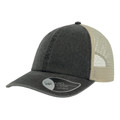 Atlantis Adults Premium Soft Vintage Trucker Cap - A2100 | Black. Stone