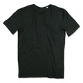 STEDMAN Mens Slub Crew Neck T-shirt - ST9400 | Black