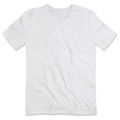 STEDMAN Mens Slub Crew Neck T-shirt - ST9400 | White