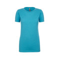 Next Level Ladies CVC Crew T-Shirt - NL6610 | Bondi Blue