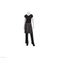 Adults Plain Urban Denim Half Apron - AW048 | Black