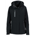 James Harvest Ladies Outerwear Waterproof Shell Jacket - ISLAND BLOCK | Black