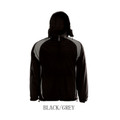 Children / Youth Team Sports Reversible Jacket - CJ1035 | Black.Grey