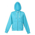 Womens Lightweight Heather Zip Hoodie - FZ75UN | Jade Heather