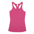 Kids Racer Top T-Back Singlets - T408GL | Hot Pink