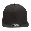 Adults Flat Peak Snapback Trucker Cap - 4390 | Black