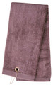 Cotton Terry Golf Towel with Hook - TW01A | Mocha