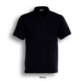 Mens Casual Semi-Fitted Polo Shirt - CP0901 | Black