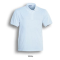 Mens Casual Semi-Fitted Polo Shirt - CP0901 | White