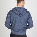 Mens Lightweight Heather Zip Hoodie - F750HZ 
