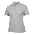 Womens Basic Short Sleeves Polo Shirts - 2LPS | 13% Marle