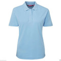 Womens Basic Short Sleeves Polo Shirts - 2LPS | Light Blue