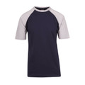Adults Mens Two-Tone Raglan T-Shirt - T232RG | Navy.Grey Marl