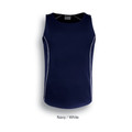 Mens Breezeway Polyester Singlet Breezeway Polyester - CT0926 | Navy.White