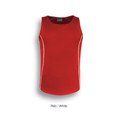 Mens Breezeway Polyester Singlet Breezeway Polyester - CT0926 | Red.White