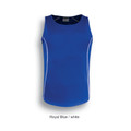 Mens Breezeway Polyester Singlet Breezeway Polyester - CT0926 | Royal.White