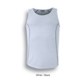 Mens Breezeway Polyester Singlet Breezeway Polyester - CT0926 | White.Black