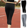 Ladies 3/4 Workout Gym Tights Legging Pants - CK268