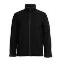 Podium Adults Slim FIt Water Resistant Softshell Jacket - 3WSJ | Black.Charcoal