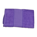 Cotton Terry Velour Large Bath Beach Towel - TW04A | Purple