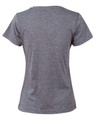 Activewear Heather T-shirt in navy, back view