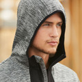 Adults Laminated Polyester Fleece Functional Knit Hoodie - JK49