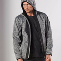 Adults Laminated Polyester Fleece Functional Knit Hoodie - JK49