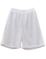 Kids / Children Plain Basketball Sport Shorts - SS21K | White