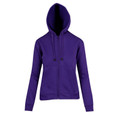Ladies Youth Zipper Hoodies with Pockets - TZ66UN | Grape