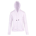 Ladies Youth Zipper Hoodies with Pockets - TZ66UN | White