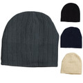 Adults Plain Cable Knit Beanie - CH64