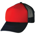 Unisex Classic Trucker Caps - CH69 | Red.Navy