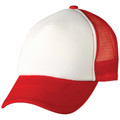 Unisex Classic Trucker Caps - CH69 | White.Red