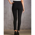 Ladies Comfort Black Tregging Pants - M9450