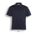 Mens Half Zip Plain Polo Shirt - CP1073 | Navy