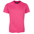 Podium Mens Poly Quick Dry T-shirt - 7PNFT | Hot Pink