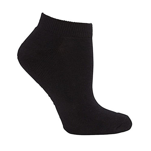Adults Kids Mens Ladies Sports Ankle Socks 5PK - 7PSS1 - black