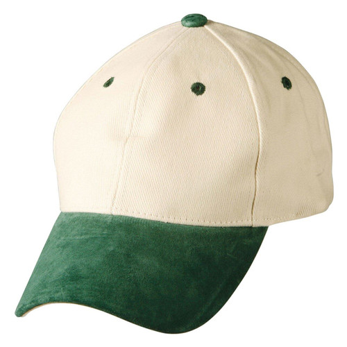 Cotton Suede Peak Cap | 6 Panel Structure - CH05