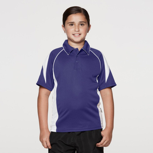 Children Youth Plain Quickdry Sports Polo - 3301