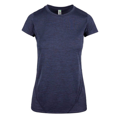 Ladies CoolDry Marl Poly Tshirt - T447LDM | Navy Marl