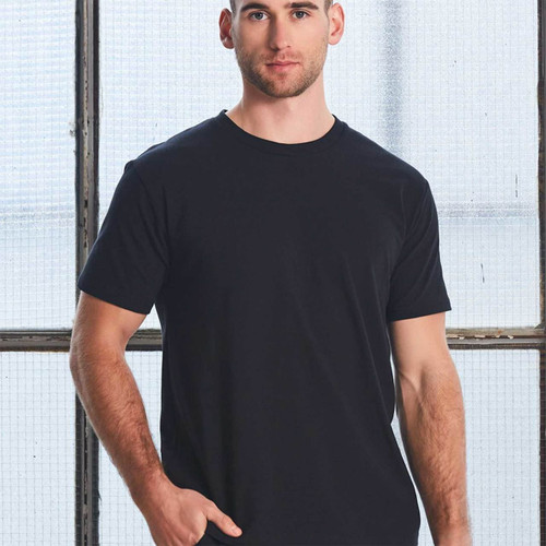 Mens Plain Premium Quality Thick Stretchy Fitted T-shirt - TS16