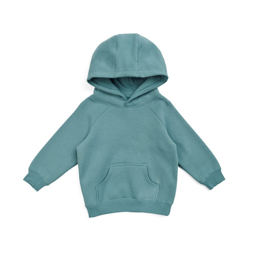 Babies Cotton Care Kangaroo Pocket Hoodie_Slate Green