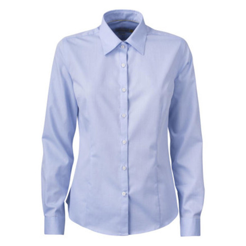 Yellow Bow 50 | No Wrinkle Women's Long Sleeves Shirt Sky blue