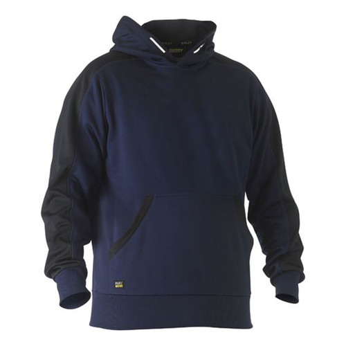 Bisley Recycled Flex & Move Pullover Hoodie in Navy