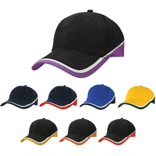 Adults 6 Panels Heavy Brushed Cotton Cap - 4026 